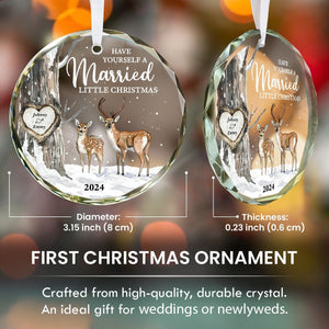 Married Little Christmas – Gift For Wedding Personalized Ornament Holiday Decoration