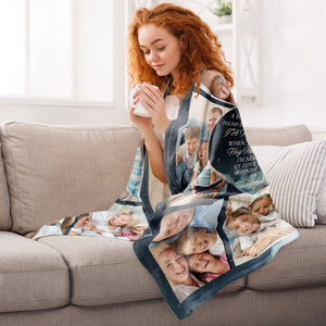 Hugs From Heaven - Personalized Photo Blanket