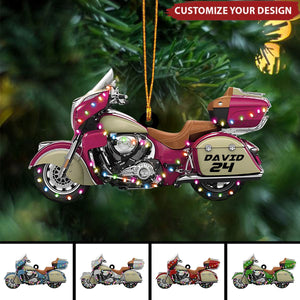 Personalized Motorcycle Christmas Ornaments Gift For Biker Lovers - 2024 New Release