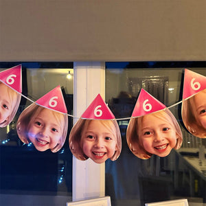 Custom Face Photo Banner Party Decorations