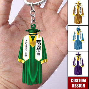 Personalized High School & Collage Graduation Keychain, Graduation Gift