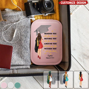 Behind You All Memories - Personalized Makeup Box With LED Mirror