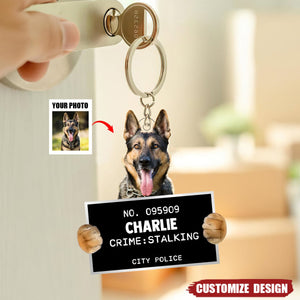 Custom Photo What Greater Gift Than The Love Of A Cat - Dog & Cat Personalized Acrylic Keychain