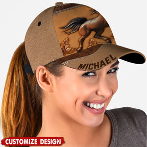 Personalized Horse Classic Cap - Gift For Horse Lovers