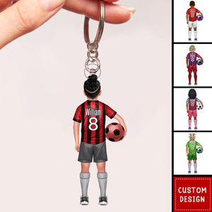 Football Kids - Personalized Acrylic Keychain