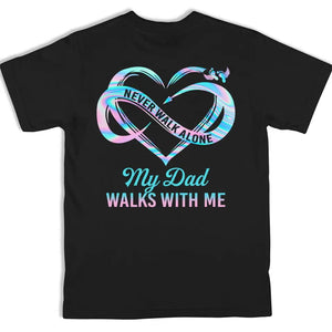 Custom Photo We Only Part To Meet Again - Memorial Personalized Back And Front Printed Unisex T-shirt