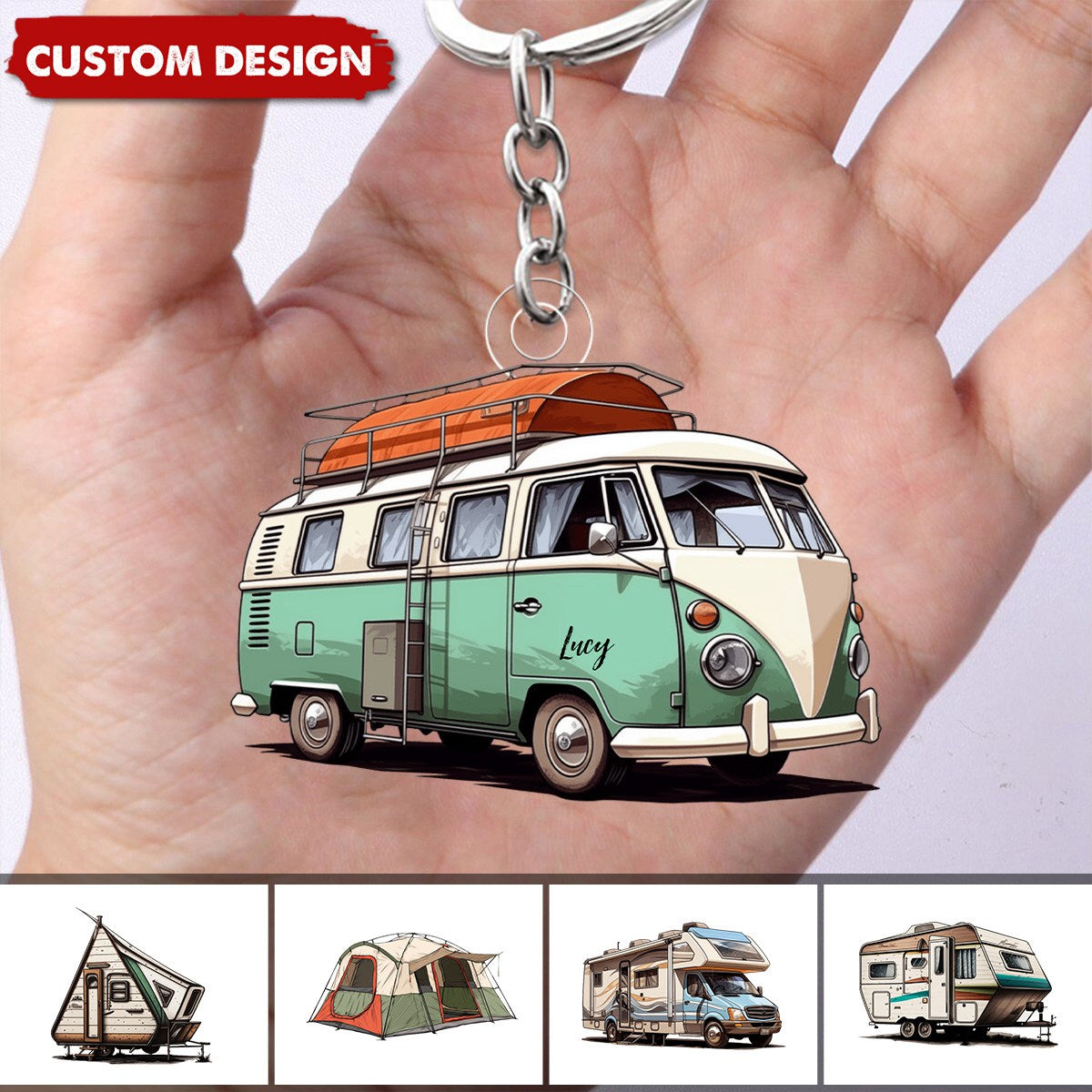 Road Trip - Personalized Acrylic Keychain