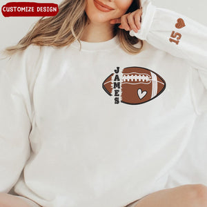 Personalized American Football Sweatshirt-Gift For American Football Lovers