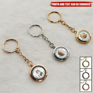 Custom Photo Pet Memorial - Personalized Keepsake Keychain