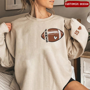 Personalized American Football Sweatshirt-Gift For American Football Lovers