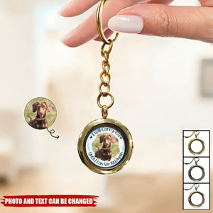 Custom Photo Pet Memorial - Personalized Keepsake Keychain