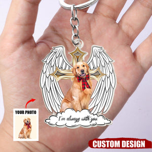 I'm Always With You - Personalized Photo Acrylic Keychain