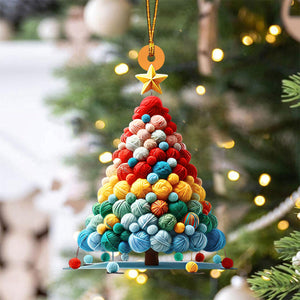 Knitting Wool Christmas Ornament Gift For Knitter - 2024 New Release