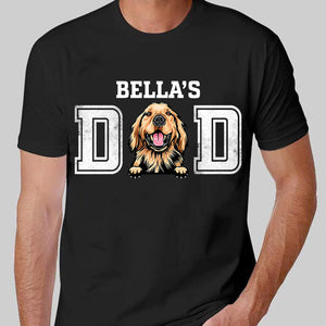 Dog Dad Personalized Shirt, Personalized Father's Day Gift for Dog Lovers, Dog Dad, Dog Mom