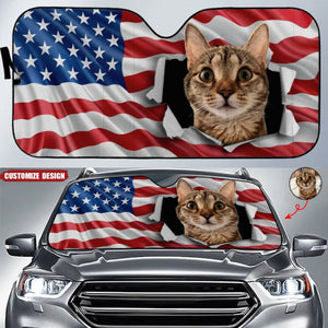 Custom Photo Let Adventures Fill Your Soul - Dog & Cat Personalized Auto Windshield Sunshade