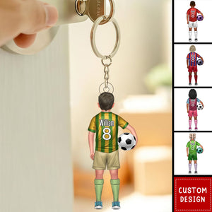 Football Kids - Personalized Acrylic Keychain