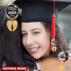 Happy Graduation - Personalized Graduation Wings Ornament