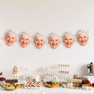 Custom Face Photo Banner Party Decorations