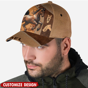 Personalized Horse Classic Cap - Gift For Horse Lovers