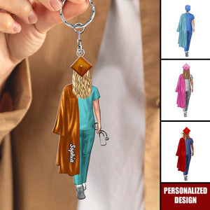 Nursing Graduation-Personalized Keychain-Gift for Nurse,CNA