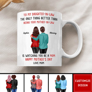 To My Daughter-In-Law Personalized Mug - Mother's Day Gift For Daughter-In-Law