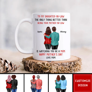 To My Daughter-In-Law Personalized Mug - Mother's Day Gift For Daughter-In-Law