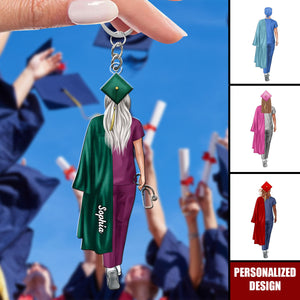 Nursing Graduation-Personalized Keychain-Gift for Nurse,CNA