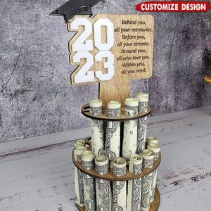 2025 Graduation Gift Money Holder, Tiered Graduation Money Cake