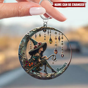 Beautiful Witch - Personalized Witch Keychain Gift For Witch lovers