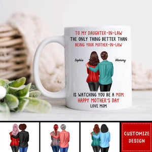 To My Daughter-In-Law Personalized Mug - Mother's Day Gift For Daughter-In-Law