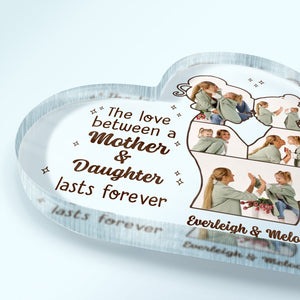 The Love Between A Mother & Kids - Personalized Plaque - Gift For Mom, Grandma