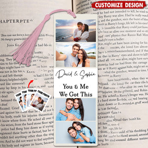 Personalised Photo Acrylic Bookmark-Gift For Book Lovers