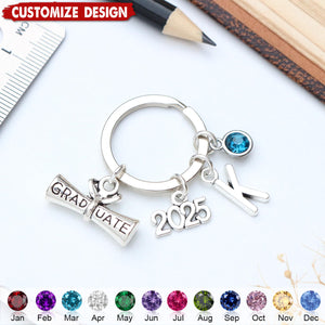 2025 Graduation-Personalized Keychain-Gift for Graduates