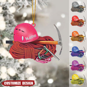 Personalized Rock Climbing Christmas Ornament -Gift For Rock Climbing Lovers- 2024 New Release