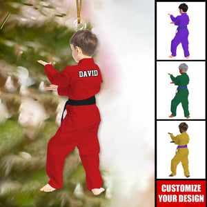 Personalized Kid Karate,Jiu Jitsu,Judo Ornament-2024 New Release