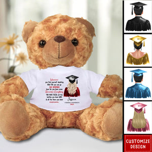 Personalized Gift For Graduates Just Remember How Far You Have Come Teddy Bear With Shirt