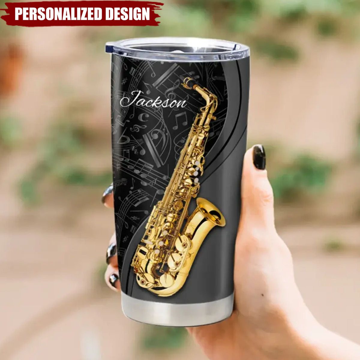 Personalized Saxophone Tumbler-Gift For Saxophone Lover