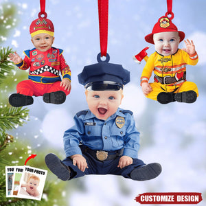 Custom Photo Christmas Ornament - Gifts For Babies,Children,Kids