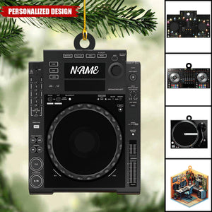 Personalized Name DJ Player Ornament-Gifts For Music Lovers-2024 New Release