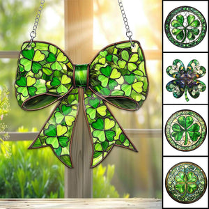 Shamrock Window Hanging suncatcher-Gift for Friends,Family