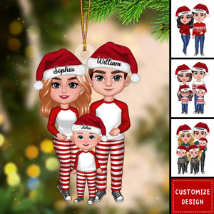 Personalized Family Standing Acrylic Ornament - Gift For Family