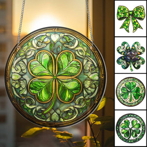 Shamrock Window Hanging suncatcher-Gift for Friends,Family