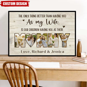 Personalized Mommy Photo Collage Poster, Mother’s Day Gift