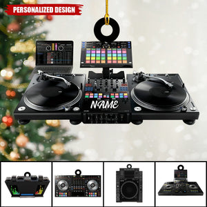 Personalized Name DJ Player Ornament-Gifts For Music Lovers-2024 New Release