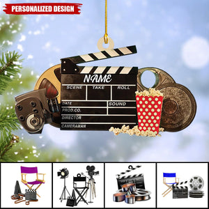 Personalized Film Clapboard Ornament-Gifts For Director,actor,Movie Lovers-2024 New Release