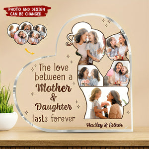 The Love Between A Mother & Kids - Personalized Plaque - Gift For Mom, Grandma