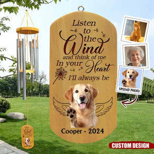 Gift For Pet Memorial Dog Cat Loss Remembering Wind Chimes