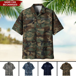 Premium Personalized US Veterans Hawaii Shirt