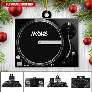 Personalized Name DJ Player Ornament-Gifts For Music Lovers-2024 New Release