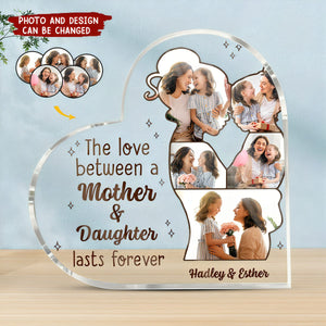 The Love Between A Mother & Kids - Personalized Plaque - Gift For Mom, Grandma